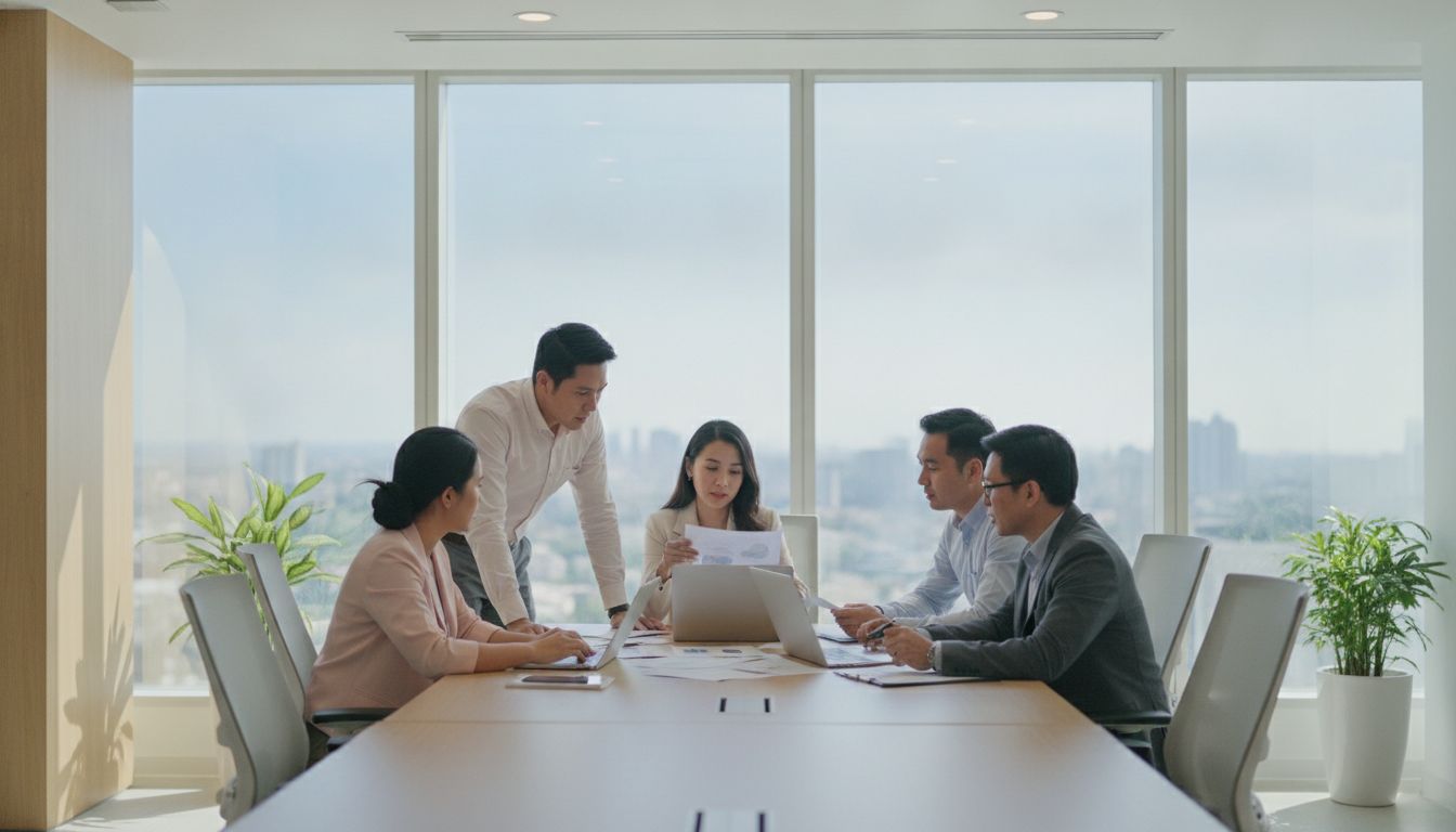Selah Consulting PH team collaborating in modern office